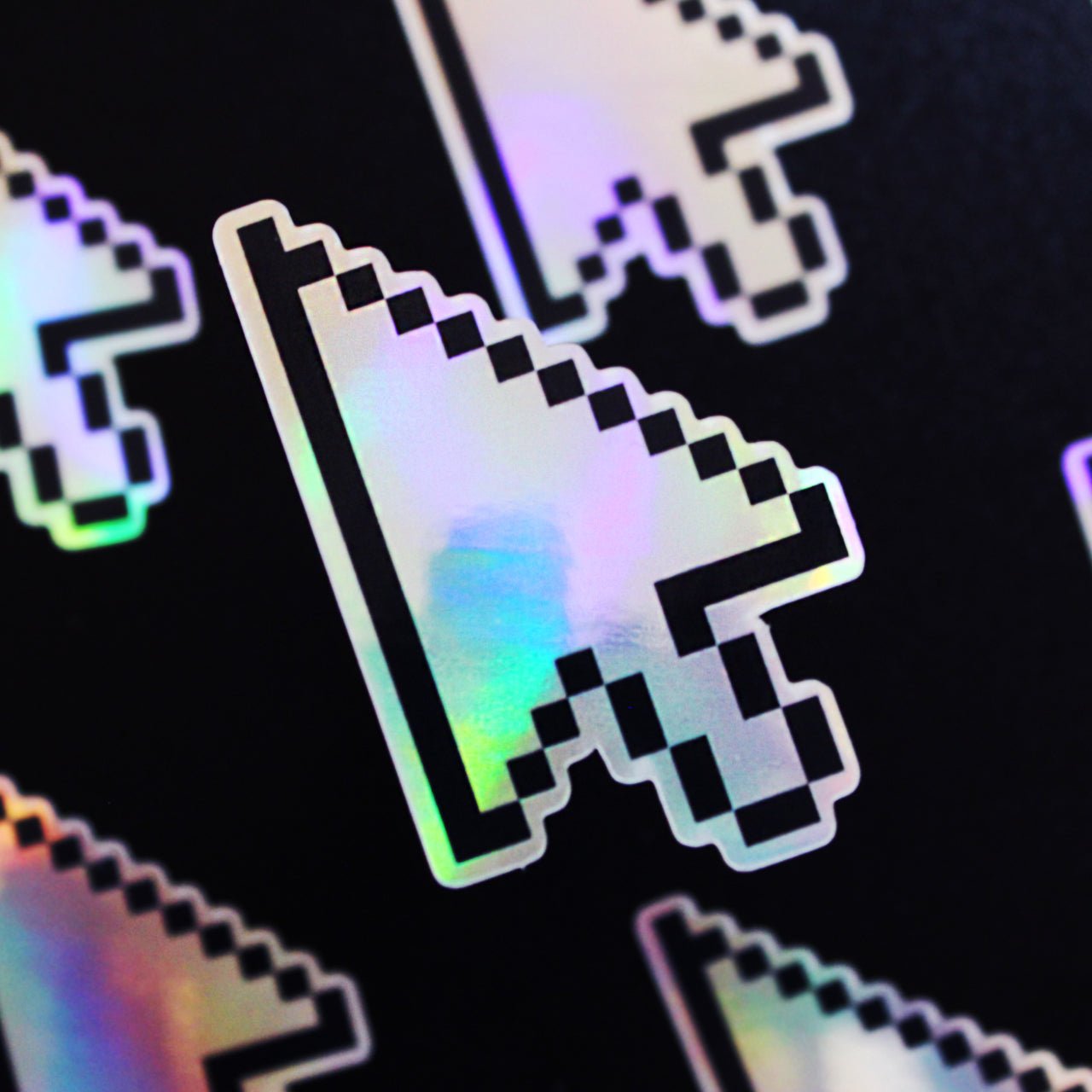 Pixel Computer Mouse Arrow Sticker