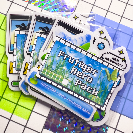Frutiger Aero Sticker Pack