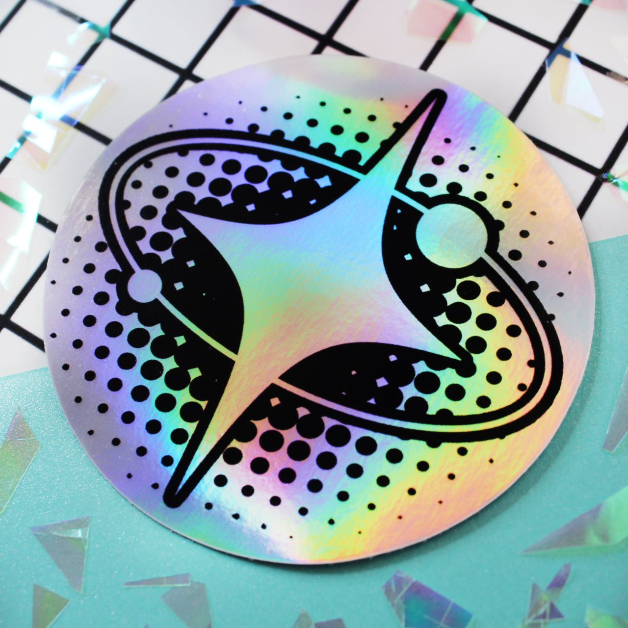 Holographic Y2k Aesthetic Sparkle Sticker